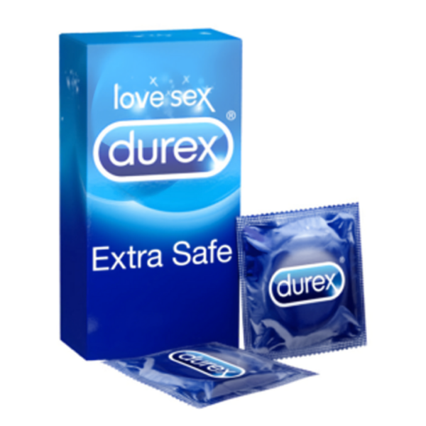 DUREX CONDOMS 6's - EXTRA SAFE (x6)