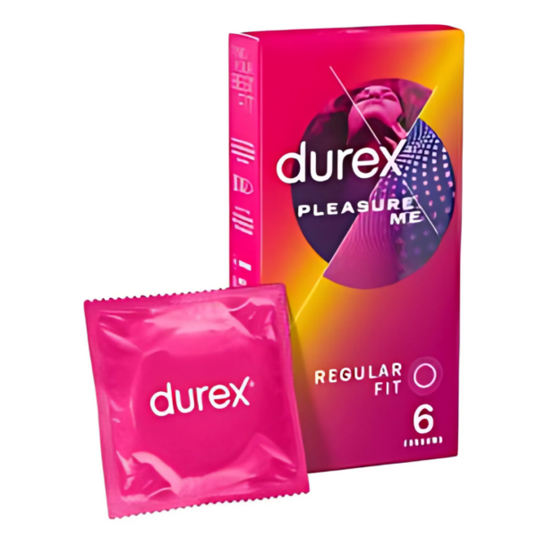 DUREX CONDOMS 6's - PLEASURE ME (x6)