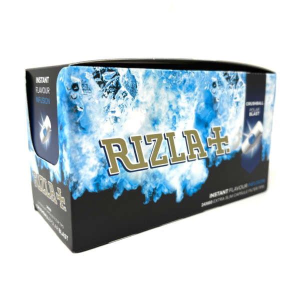 RIZLA FILTER TIPS - EXTRA SLIM POLAR BLAST 60's (x24)