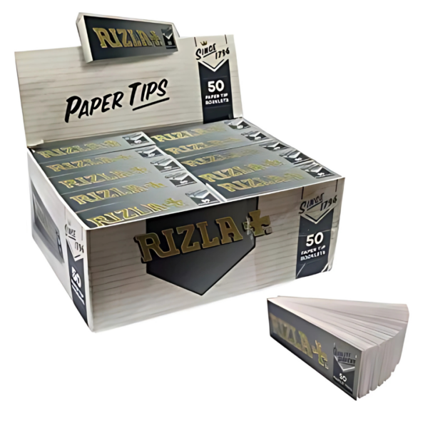 RIZLA SILVER PAPER TIPS 50's (x50)