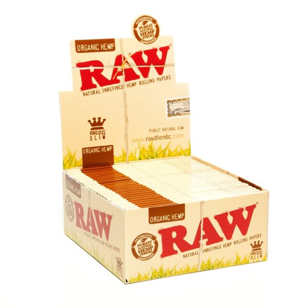 RAW ORGANIC KING SIZE SLIM 50s