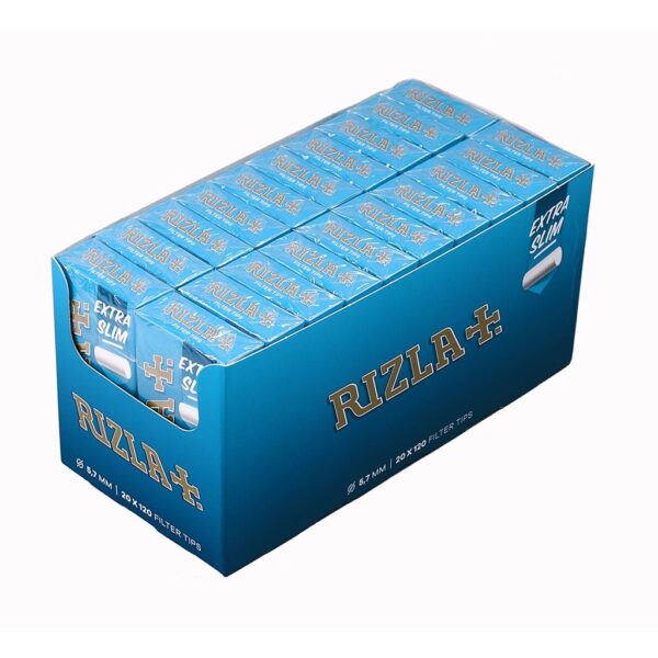 RIZLA FILTER TIPS - EXTRA SLIM 120s (x20)