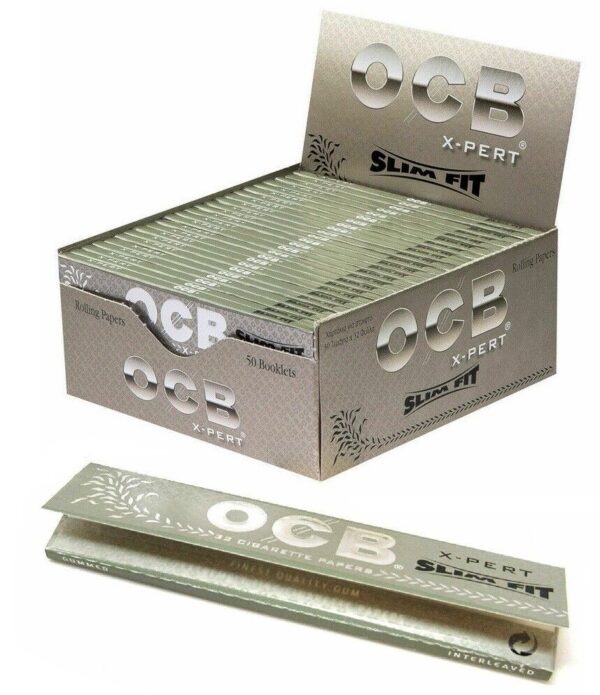 OCB X-PERT SILVER KING SIZE SLIM (x50)